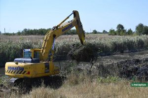 Річка Молочна поблизу Мелітополя. Фото. окупаційний Телеграм-канал