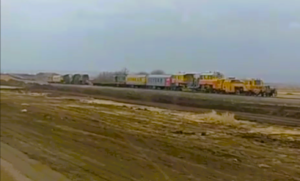 Будівництво нової залізниці в Донецькій області. 18.03.2024 р. Фото: https://t.me/andriyshTime 