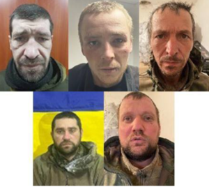 посередині вверху - Дмитро Печников, внизу - Павло Ликов і Геннадій Парубець (праворуч)