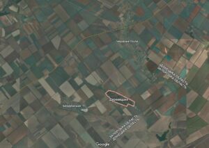 Місце злочину окупантів у Бердянському районі. Фото: скрін GoogleMaps